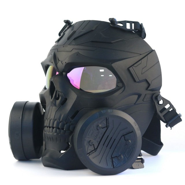 Military Mask For BB Gun CS Cosplay Airsoft Costume Halloween Anti-Fog Lens Skull Full Face Protective Mask