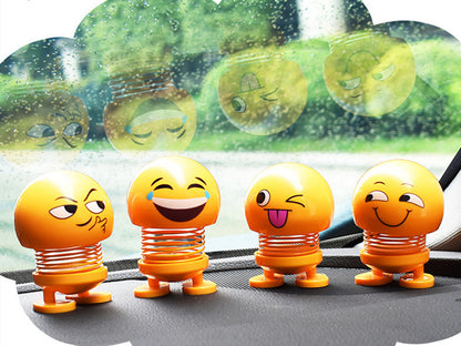Funny Shaking Head Doll Small Ornaments Lovely Car Accessories Interior  Doll Creative Car Toys Car Decoration Accessories