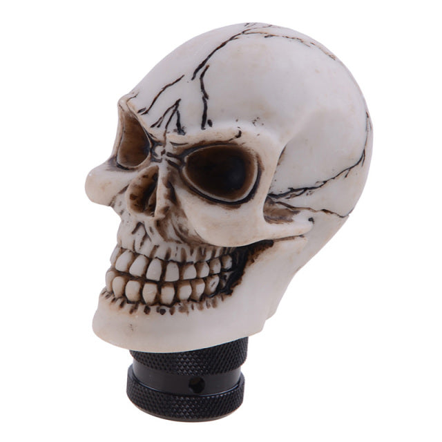 Skull Gear Shift Knob Manual Shifter Lever Handle Alien Head Buck Teeth Pomo Car Accessories