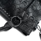 Women Large Capacity Bags Pu Leather Black Handbag Punk Skull Tote Bag