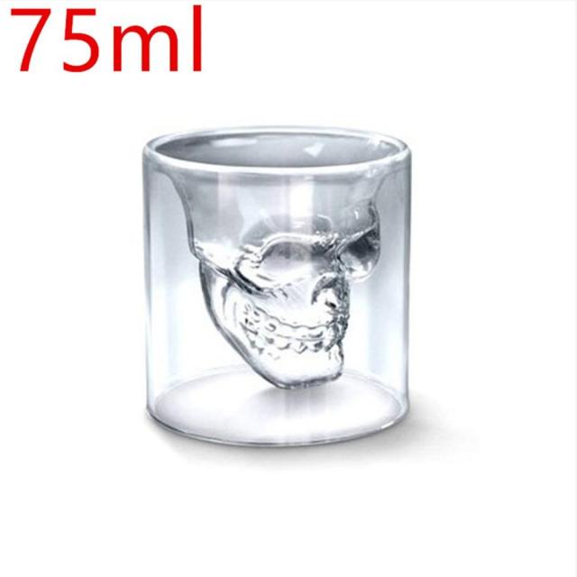 Glass Skull Bottle Creative Crystal Skull Whiskey Vodka Wine Bottle Vodka Bottle Skull Bottles Decanter