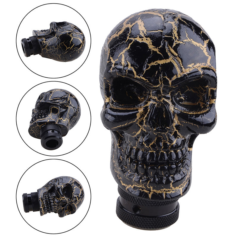 Skull Gear Shift Knob Manual Shifter Lever Handle Alien Head Buck Teeth Pomo Car Accessories