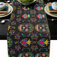 Mexican Skull Table Runner Wedding Table Decor Party Dining Table Runner Home Hotel Decoration Tablecloth Placemat