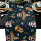Mexican Skull Table Runner Wedding Table Decor Party Dining Table Runner Home Hotel Decoration Tablecloth Placemat