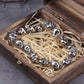 Stainless steel new design punk skull chain bracelet stainless steel charm bracelet jewelry