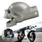 1pc Skull Head Car Motorcycle Exhaust Tip Decoration Metal