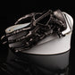 Cool fashion male leather belt metal buckle Skull devil palm design
