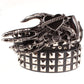 Full big rivet belt skull ghost hand god's metal buckle belts devil eyes bone ghost claw belt