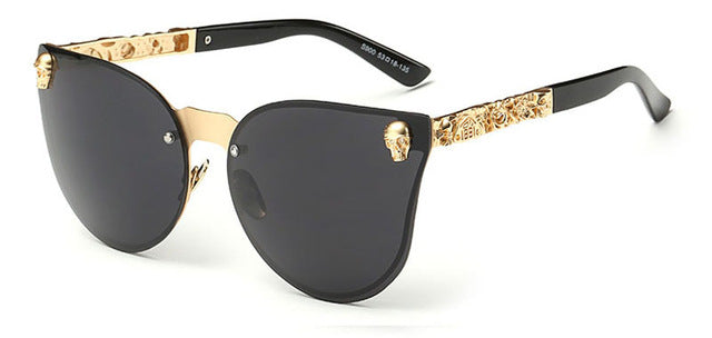 Cool Gothic Sunglasses Crystal Skull Steampunk Sunglasses High Quality Rhinestone