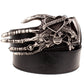 Men Punk Belt metal rock Belt Skull devil Ghost claw Belt buckle