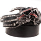 Men Punk Belt metal rock Belt Skull devil Ghost claw Belt buckle