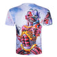 Men short sleeve T shirt 3d t-shirt casual breathable t-shirt plus-size tshirt homme New design