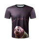 Men short sleeve T shirt 3d t-shirt casual breathable t-shirt plus-size tshirt homme New design