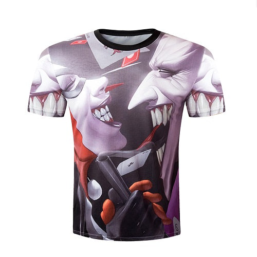 Men short sleeve T shirt 3d t-shirt casual breathable t-shirt plus-size tshirt homme New design