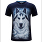 Horror Skull print O-neck t-shirt Casual Tee shirt plus size S-6xl high quality Tops cool Tees