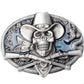 Gun Skull belt buckle metal Skull head belt wild western style diy Belt accessories