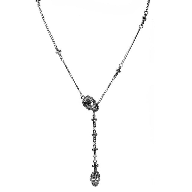 Pendant Necklace Gothic Long Necklaces for Women Hip Hop Punk Accessories Jewelry