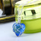 Caxybb Fashion New Creative Luminous Heart Crystal Pendant Necklace Glow In The Darkness