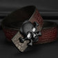 Skull buckle luxury belts mens Pirate Crocodile Grain designer wide belts