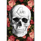 Pink Rose Skull Pattern Soft TPU Clear Phone Case Fundas Coque For iPhone & SAMSUNG