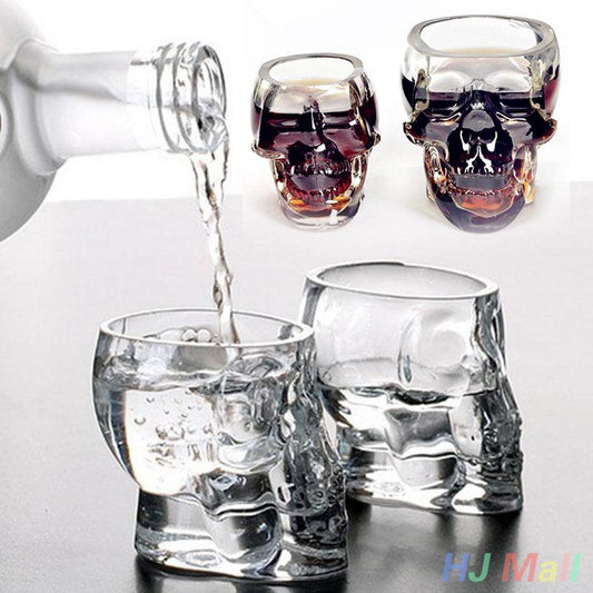 Bones Armor Skull Designed High Wine Cup Gothic Barware Drinkware