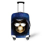3D Punk Skull Head Printed Luggage Waterproof Covers