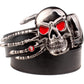 Fashion men belt skull buckle skull hand Heavy metal rock skull belt