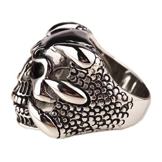 New Punk Rock Mens Biker Rings Vintage Gothic Skeleton Jewelry Personalized Ring