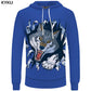 Punk Sweatshirts Male Gothic 3d hoodie Men Cool Hoodie Anime Hoody Clothes