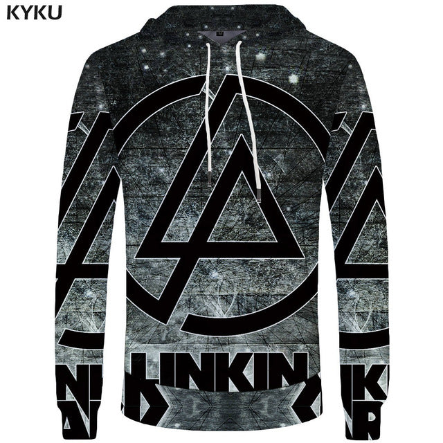 Punk Sweatshirts Male Gothic 3d hoodie Men Cool Hoodie Anime Hoody Clothes