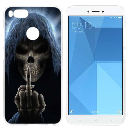 Grim Reaper Skull Skeleton Clear Cover Case Coque