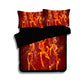 3D skull korean cotton duvet/doona cover set US king queen full twin size 3pcs