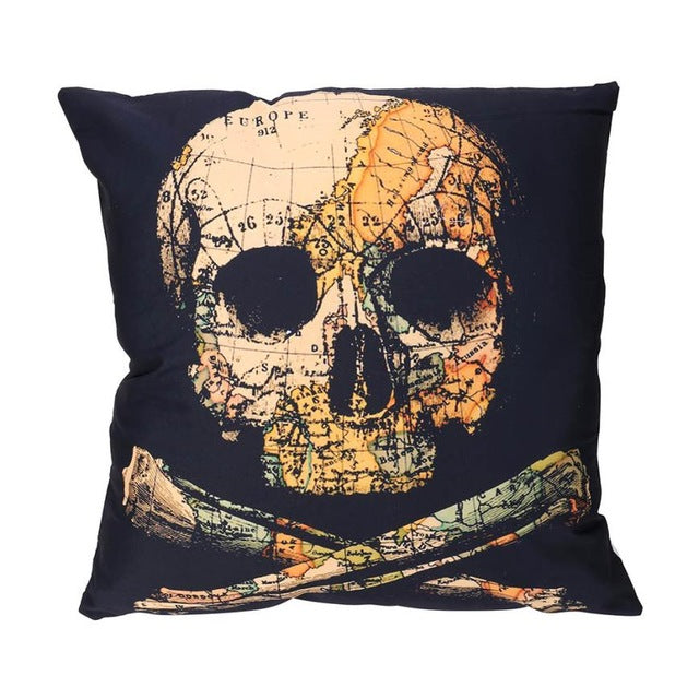 Skull Cushion Cover Home Decor 45*45cm Square Sofa Home Cafe Cushion Covers Car Seat Gifts