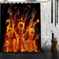 Hot selling skull Custom Shower Curtain Bath Curtain Waterproof