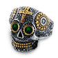 Hot Sale Jewelry Man Stainless Steel Biker Skull Ring Men Ring