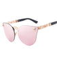 Luxury Brand Fashion Women Gothic Mirror Eyewear Skull Frame Metal Temple Oculos