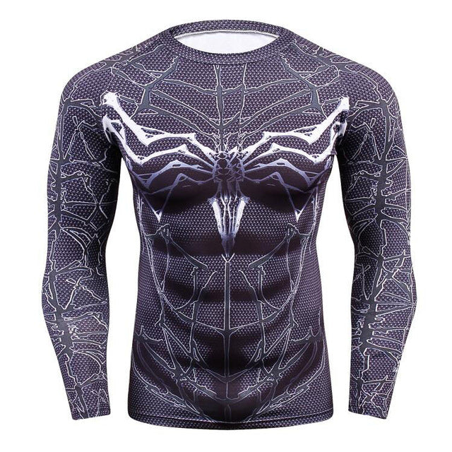 3D compression shirt fitness tights T-shirt crossfit quick dry