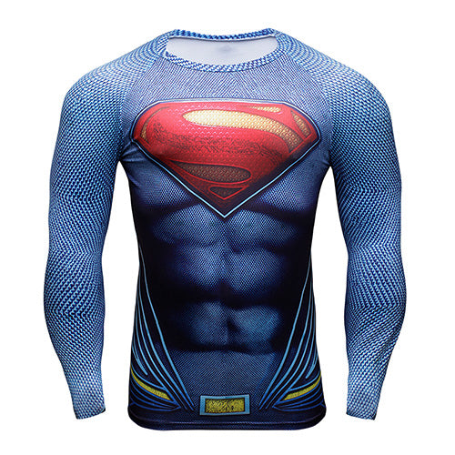 3D compression shirt fitness tights T-shirt crossfit quick dry