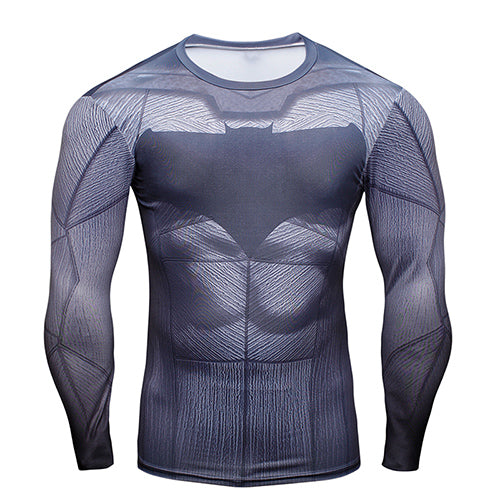 3D compression shirt fitness tights T-shirt crossfit quick dry