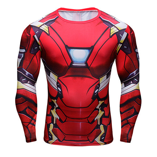 3D compression shirt fitness tights T-shirt crossfit quick dry