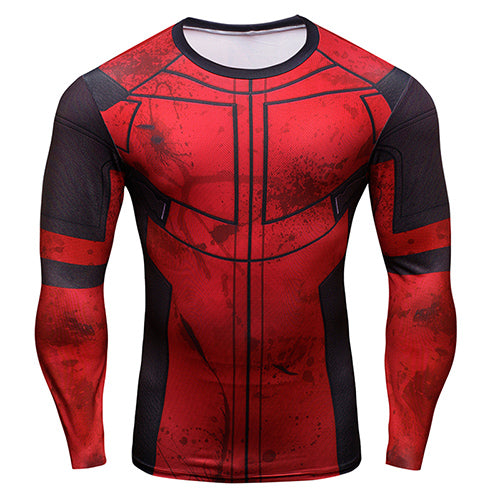 3D compression shirt fitness tights T-shirt crossfit quick dry