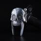 Mini Skull Head Metal Straight Flame Jet Torch Lighter Key