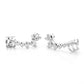New Fashion Skull Crystal Long Earrings Personality Exaggerated Hallowmas Ear Studs Creative
