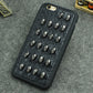 3D Cool Studs Rivet Punk Skull Design Silicone Case
