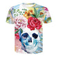 Men's t shirt Slim Fit 3D skull T Shirt Men T-Shirt Short Sleeve Tops Funny tshirt