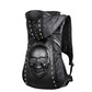 Personalized rivet 3D silicone skull backpack fashion trend black cool  Caps Hiphop Backpacks