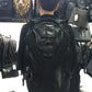 Personalized rivet 3D silicone skull backpack fashion trend black cool  Caps Hiphop Backpacks