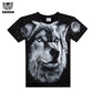 Dragon Skull Wolf printed t shirt men mens top quality cotton tshirt hip hop