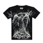 Dragon Skull Wolf printed t shirt men mens top quality cotton tshirt hip hop