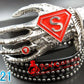 Fashion men Punk belt skull street dance full rivet belts heavy metal rock belt